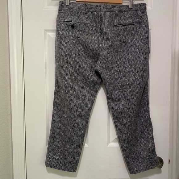 Dries Van Noten Wool crop pants Herringbone EU 50 34 - Picture 12 of 12